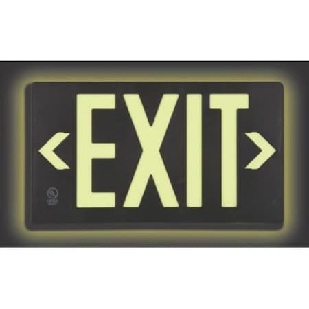 Accuform ULTRAGLOW SAFETY SIGN EXIT PLW419BK PLW419BK